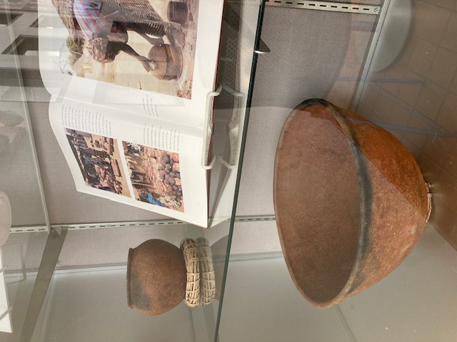 African ceramic display
