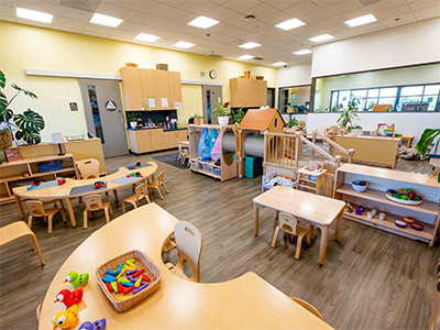 toddler classroom with tables